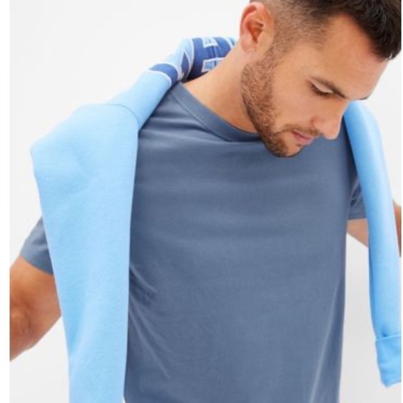 Gap Everyday Crewneck T-Shirt NWT Size Medium in Grey - Picture 9 of 15